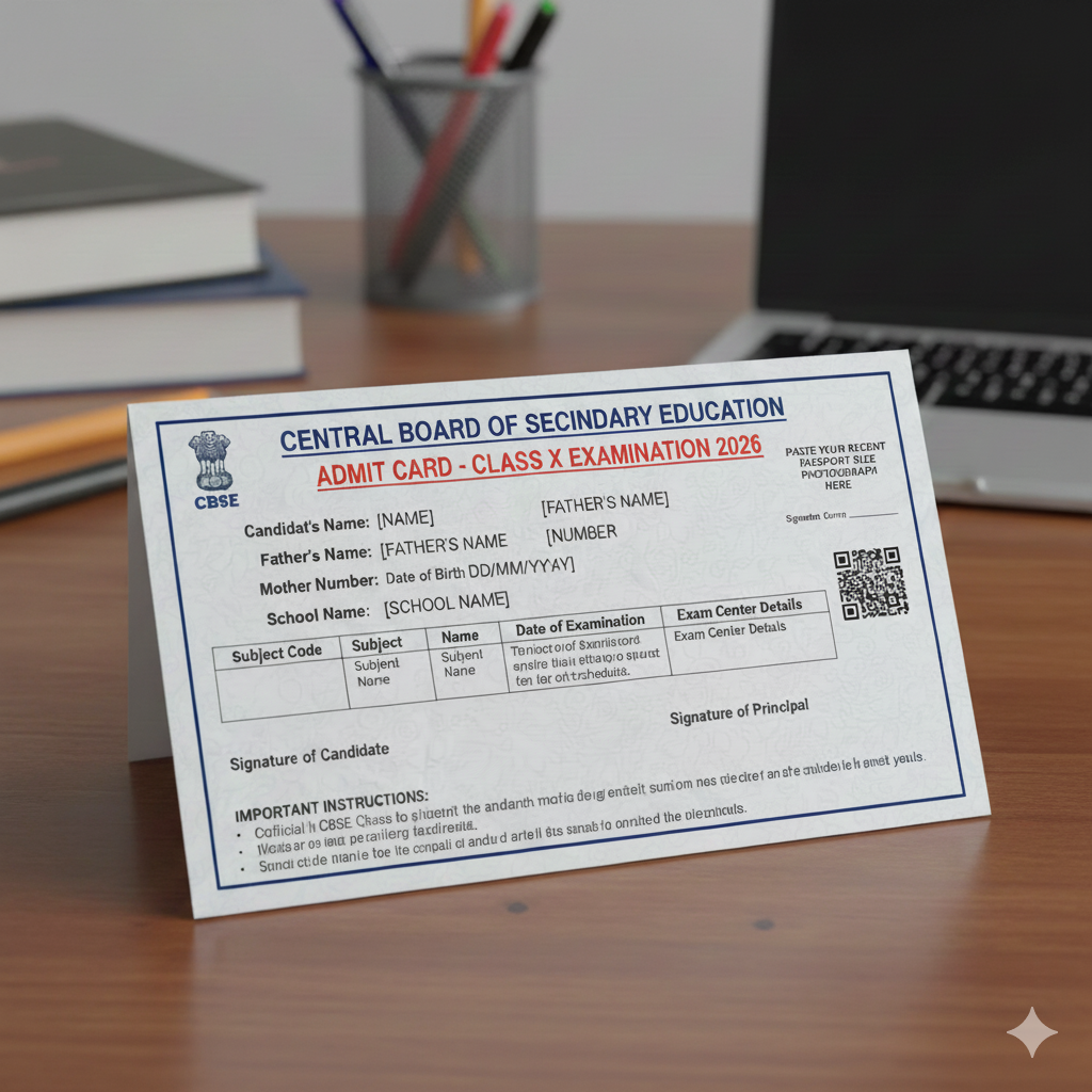 CBSE Class 10th Admit Card 2026 – Latest Updates