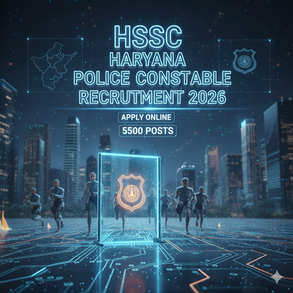 HSSC Haryana Police Constable Recruitment 2026 apply online, eligibility, exam date details